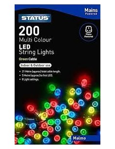 200 Multi-coloured LEDs...