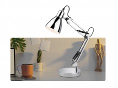 Riley Table Lamp - Chrome