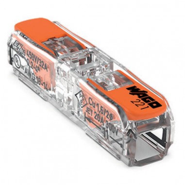 Wago 2-Way Inline Connectors 4mm (x60)