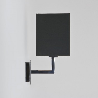 Connaught Wall Light Chrome with Black Shade ***LAST 2 IN STOCK***