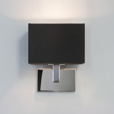 Connaught Wall Light Chrome with Black Shade ***LAST 2 IN STOCK***