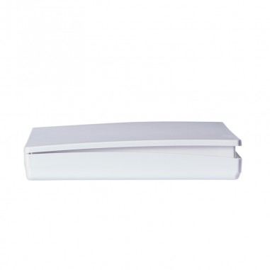 1G Kinetic Push Switch - IP65 - Matt White