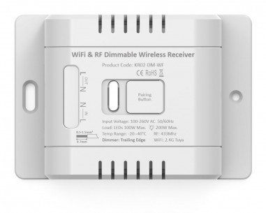 1 Channel Wireless Kinetic Smart WIFI Dimmable Receiver