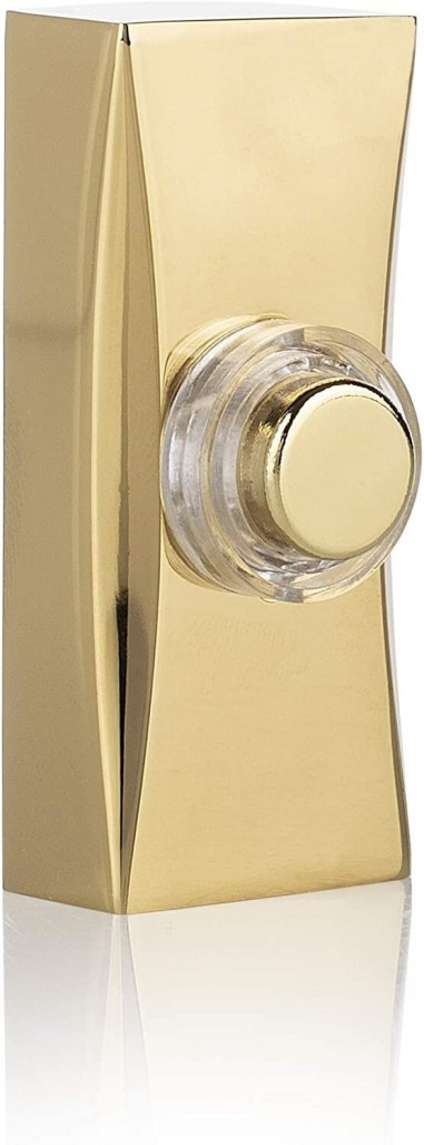 Wired Bell Push (Polished Brass)