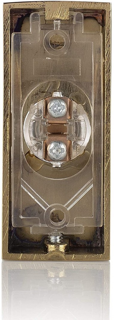 Byron Wired Bell Push (Brass)
