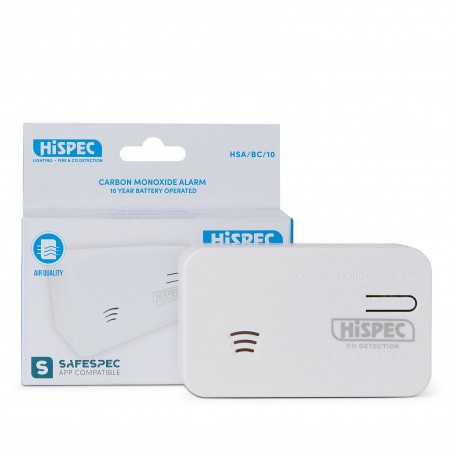 HiSPEC HIS-HSA-BC-10 Battery Operated Carbon Monoxide Detector