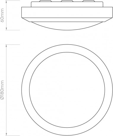 Dakota 180 Bulkhead - Polished Chrome