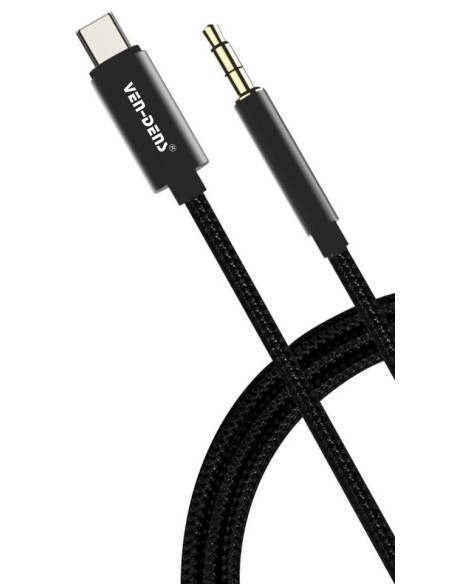 USB C to 3.5mm Mini Jack Cable - 1m