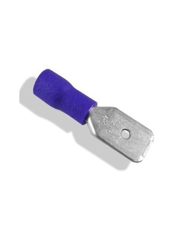 Blue 2.5mm Spade Connector 