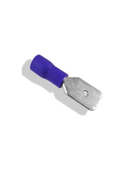 Blue 2.5mm Spade Connector 
