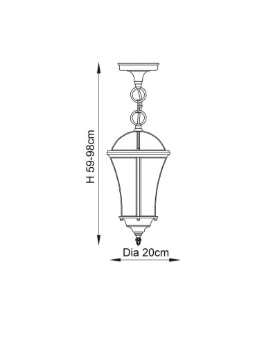 Drayton Pendant - Black