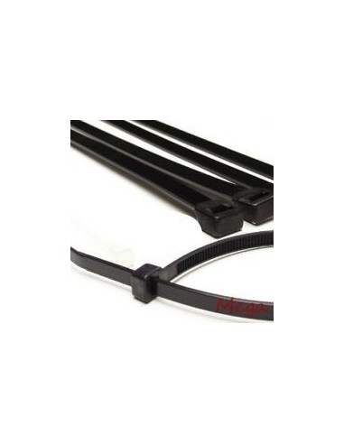 4.8 x 200mm Cable Ties Black (100 Pack)
