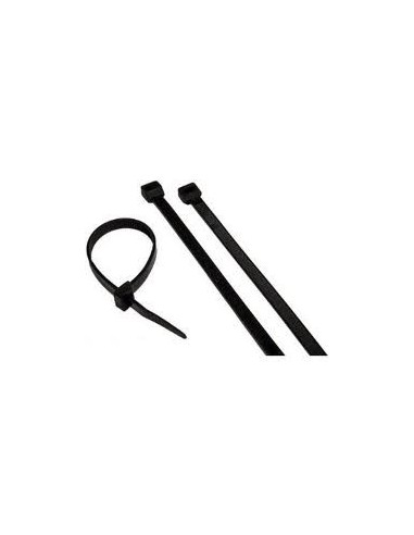 7.2 x 300mm Cable Ties Black (100 Pack)