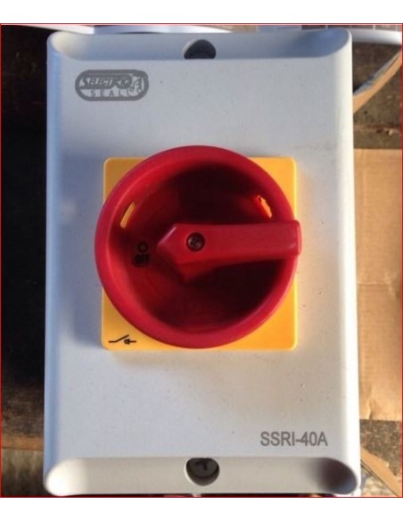 IP65 40Amp / 18.5kW Rotary Isolator Switch - 4 Pole 