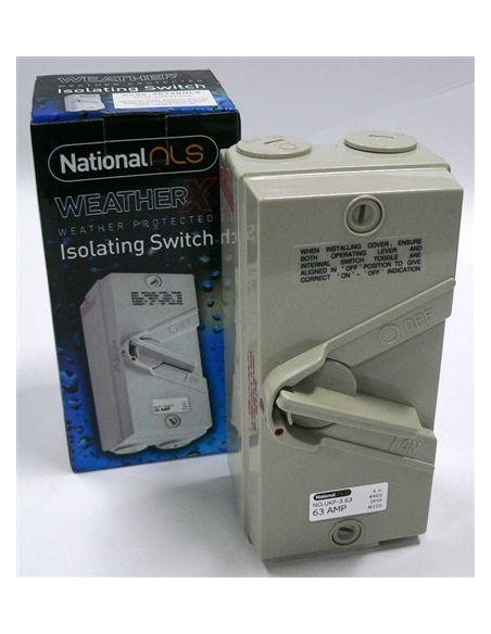 35 Amp TP Isolator Weatherproof - IP56