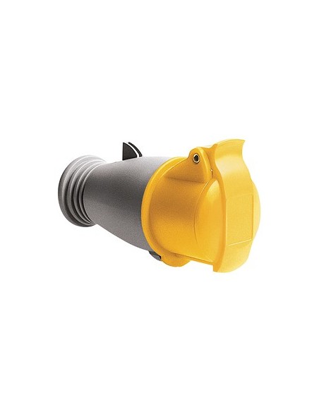 110v 16 Amp 3 Pin Commando Socket - Yellow - IP44