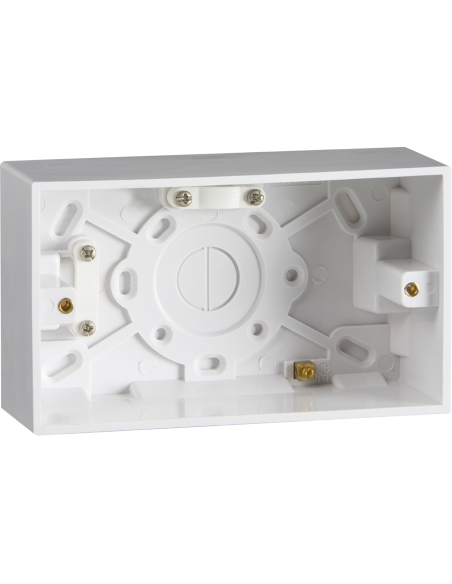 1 Gang 47mm Surface Box - White