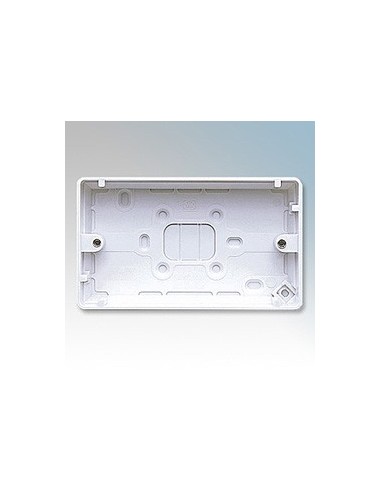 2 Gang 30mm Moulded Surface Box