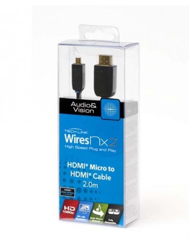 HDMI A PLUG TO HDMI MINI PLUG (2M)