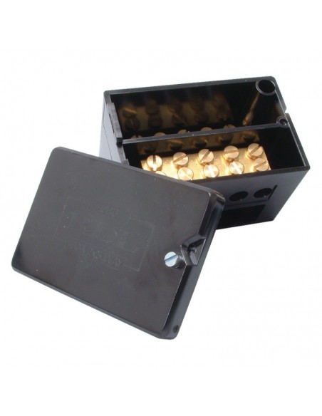 100 Amp 5 Way Double Pole Connector Block