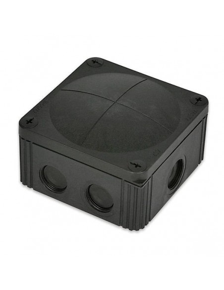 40 Amp Wiska Junction Box 110 x 110 x 66mm - Black IP66/67