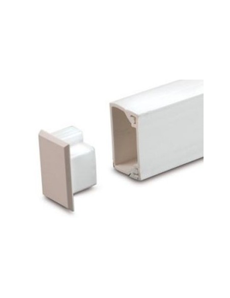 Stop End for 16mm x 25mm PVC Mini Trunking