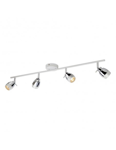 Firstlight 8203WH Marine 3 Light Flush White/Chrome 