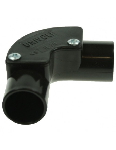 20mm Black PVC Inspection Elbow