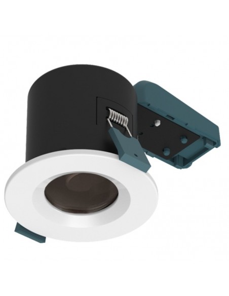 Fire Rated GU10 Showerlight White