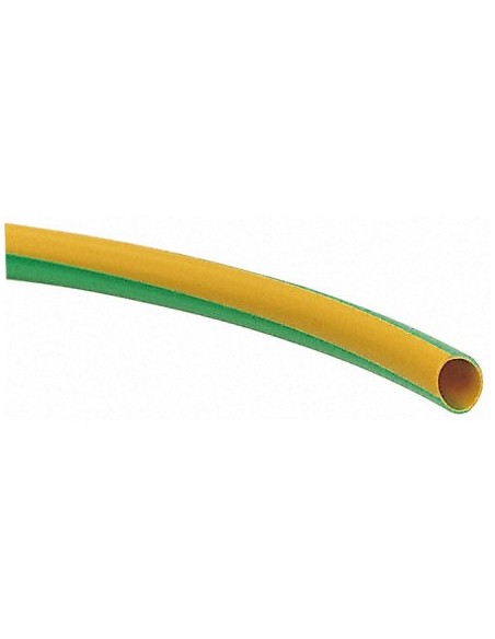 4mm Green/Yellow Earth PVC Sleeving (Per Mtr)