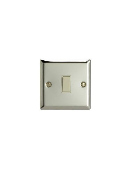 10A 1 Gang 2 Way Switch Mirror Chrome