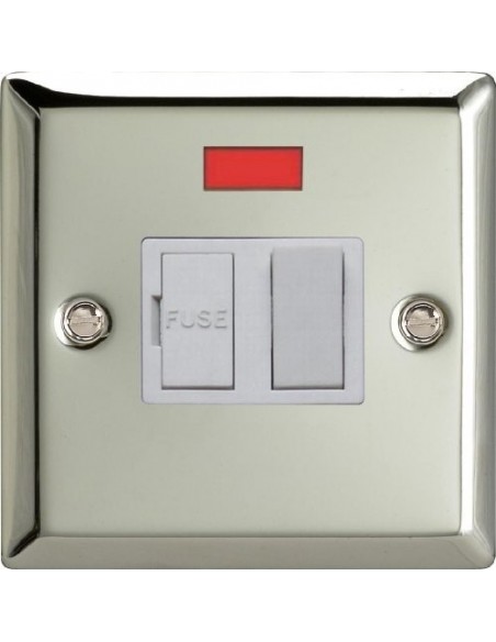 13A Fused Switched Spur with Neon Mirror Chrome