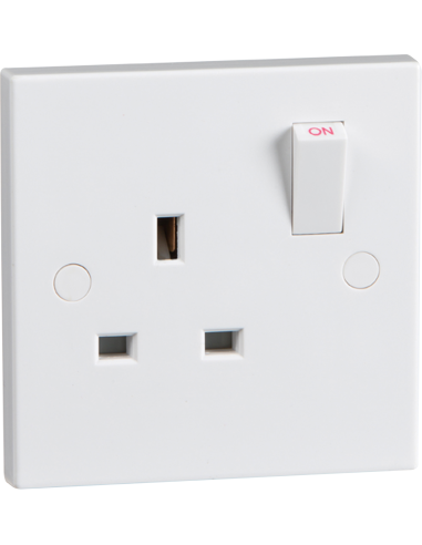 13A 1 Gang Switched Socket