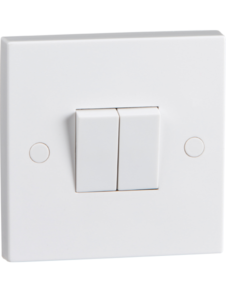 10A 2 Gang 2 Way Switch 
