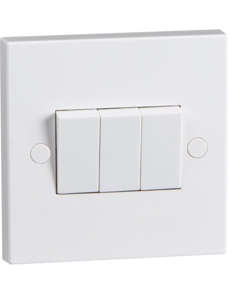 10A 3 Gang 2 Way Switch 