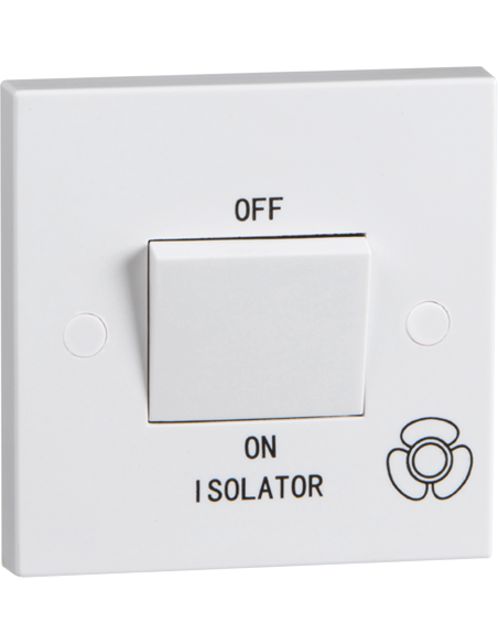 10A 3 Pole Fan Isolator Switch