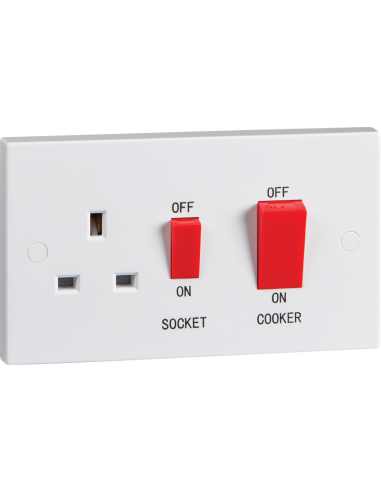 45A Cooker Switch & Switched Socket...