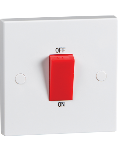 45A Cooker Switch  (Single Plate)