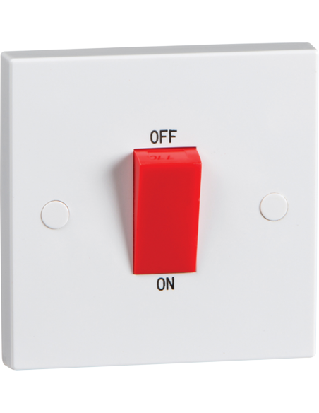 45A Cooker Switch  (Single Plate)