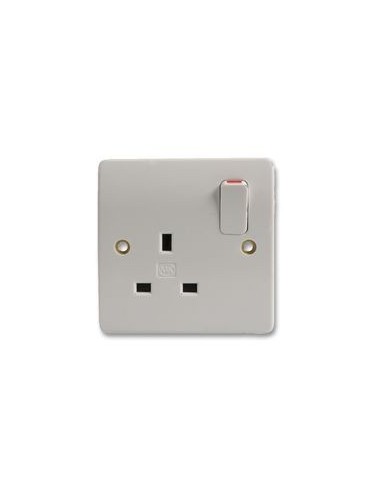 thumbnail image 2 of AET Polished Chrome 45A Cooker Switch With Neon Indicator - Classical Plate CPCCSWWHT 2 of 4