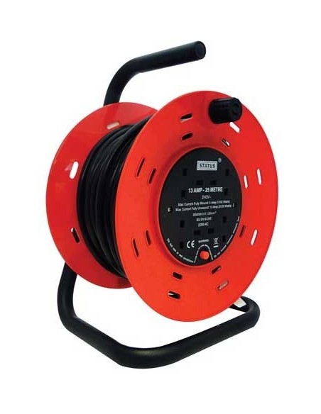 4 Gang 25 Metre Extention Reels